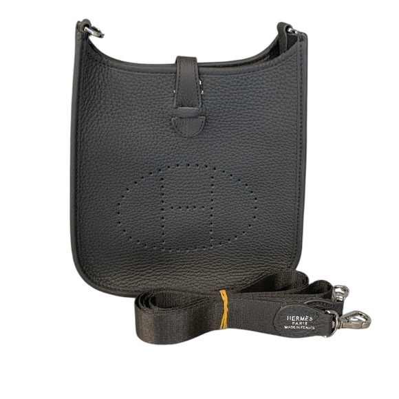 H e r m e s  Style Handbags - 🆕 Hermès Style Mini Evelyne Clemence Black 🆕